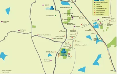 Godrej Nurture Location Map